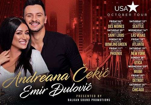 Andreana Čekic i Emir Đulovic u Čikagu!