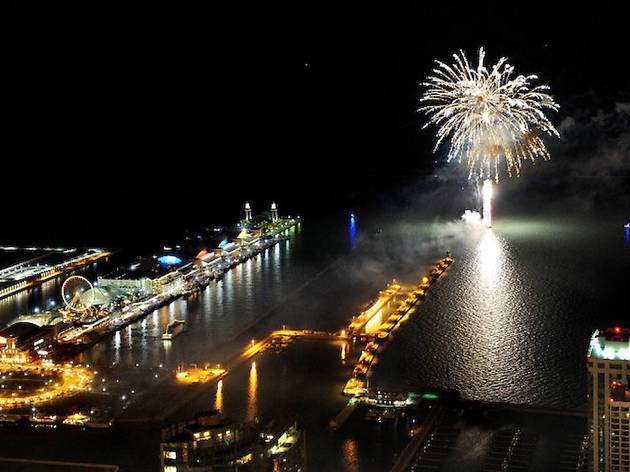 New Year's Eve Fireworks at Navy Pier