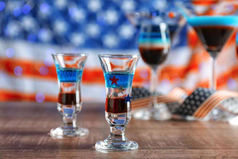 Mapa američkih država u kojima se najviše konzumira alkohol