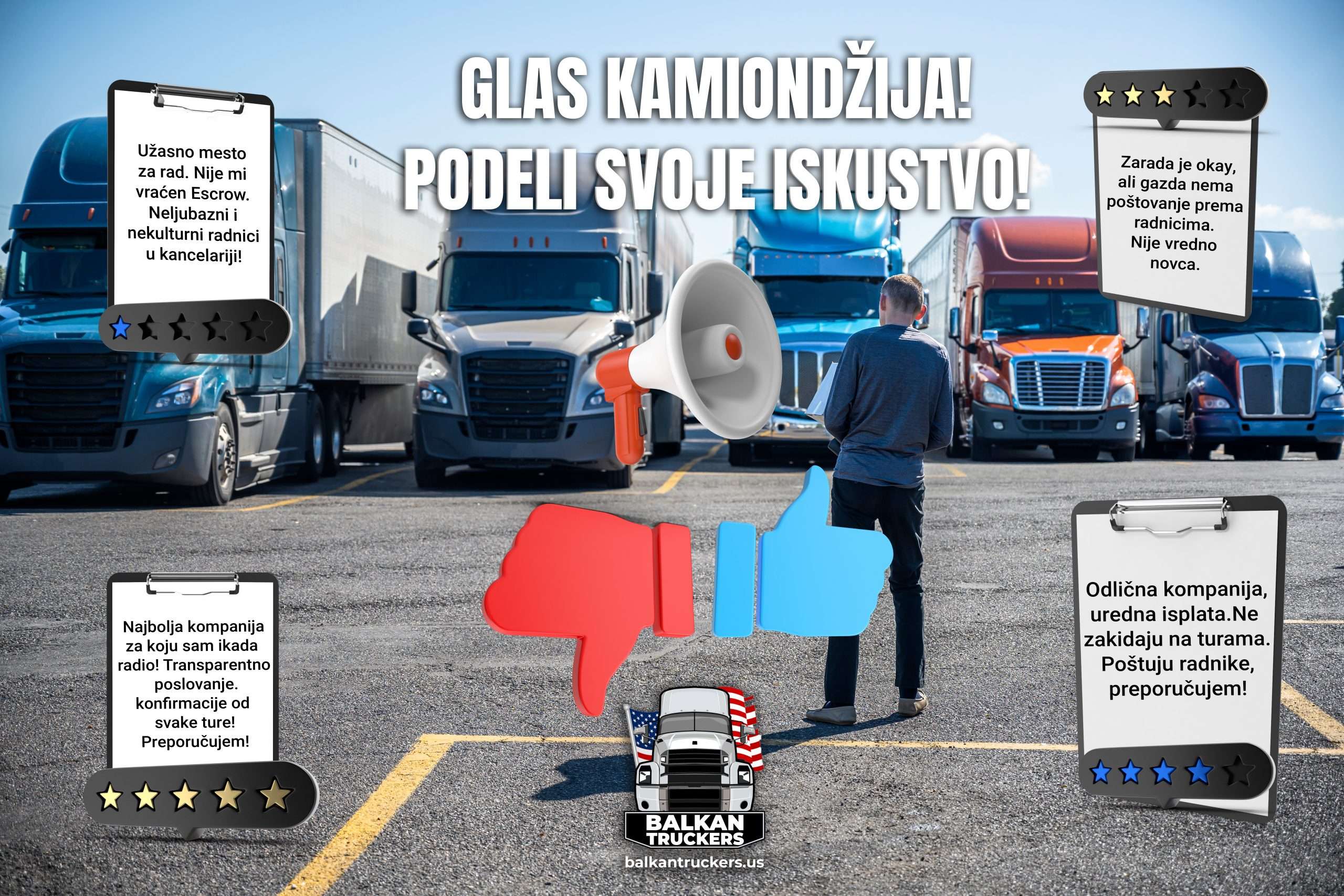 Balkan Truckers - VREME JE DA SE ČUJE GLAS KAMIONDŽIJA