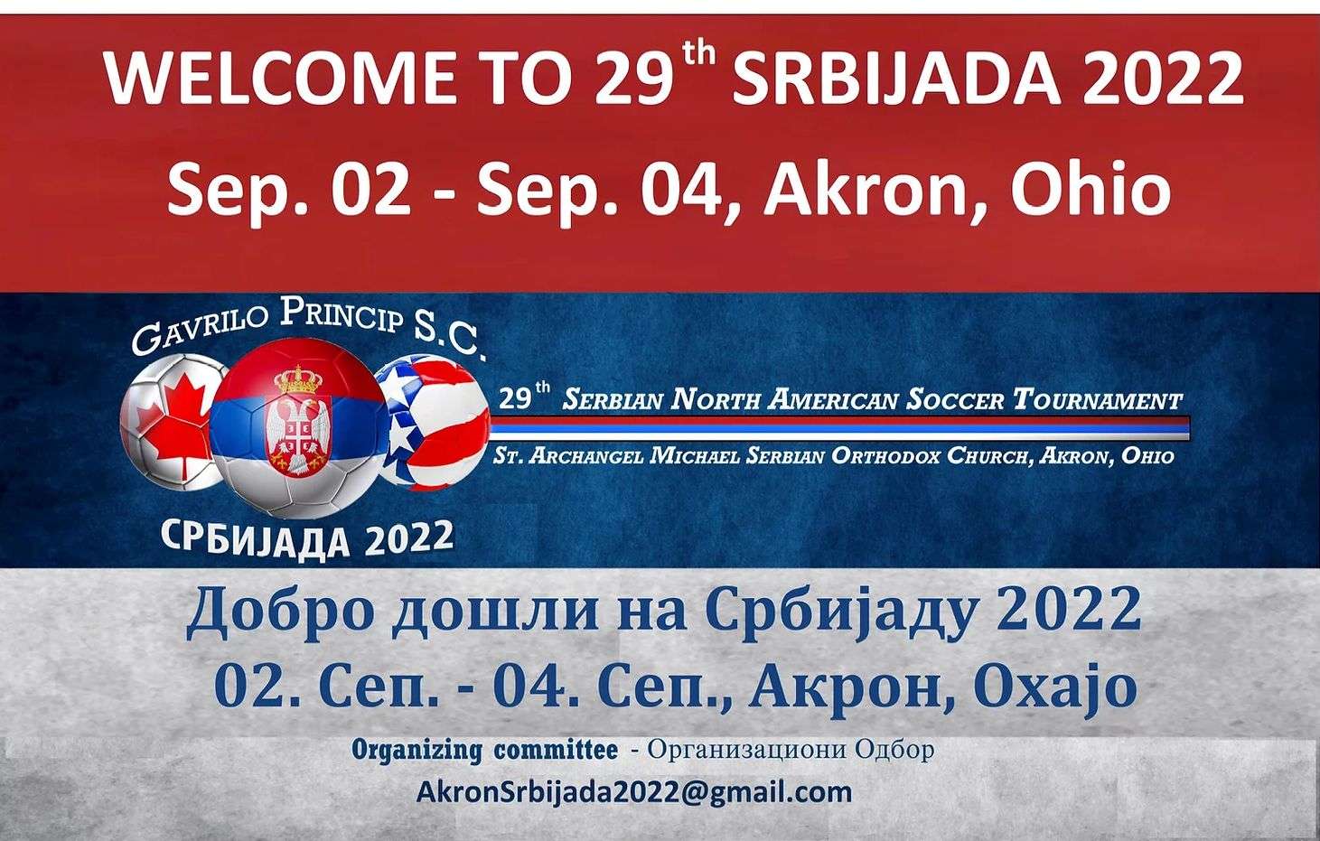 Srbijada 2022- najveći sportski događaj srpske dijaspore ovog vikenda u Ohaju