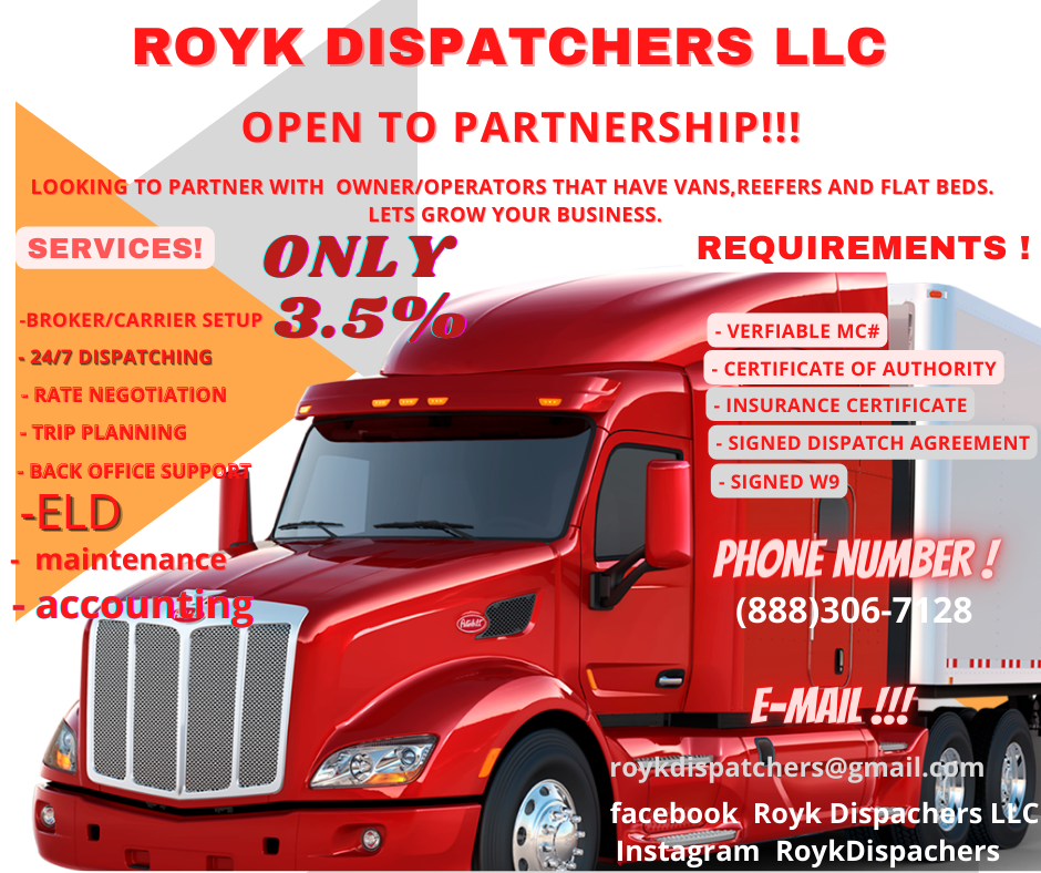 DISPATCHERS LOOKING CARRIERS, O/O - Chicago Glasnik