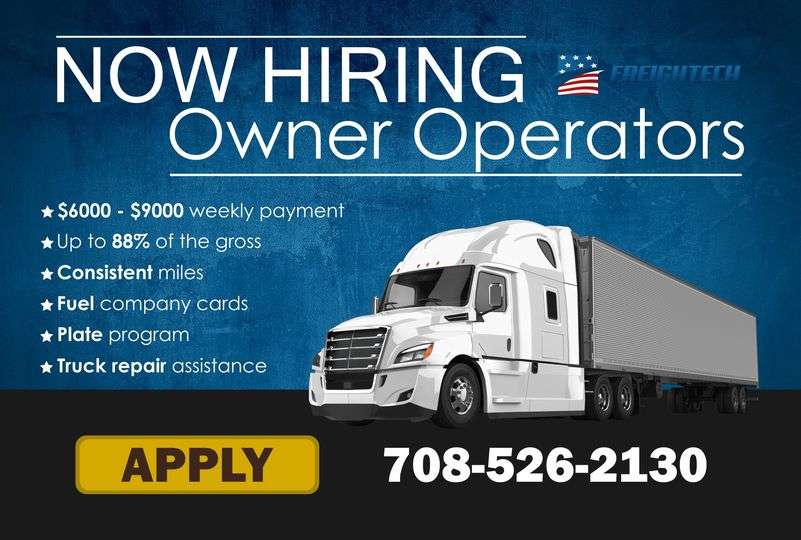 FREIGHTECH INC - POTREBNI OWNER OPERATORI - Chicago Glasnik