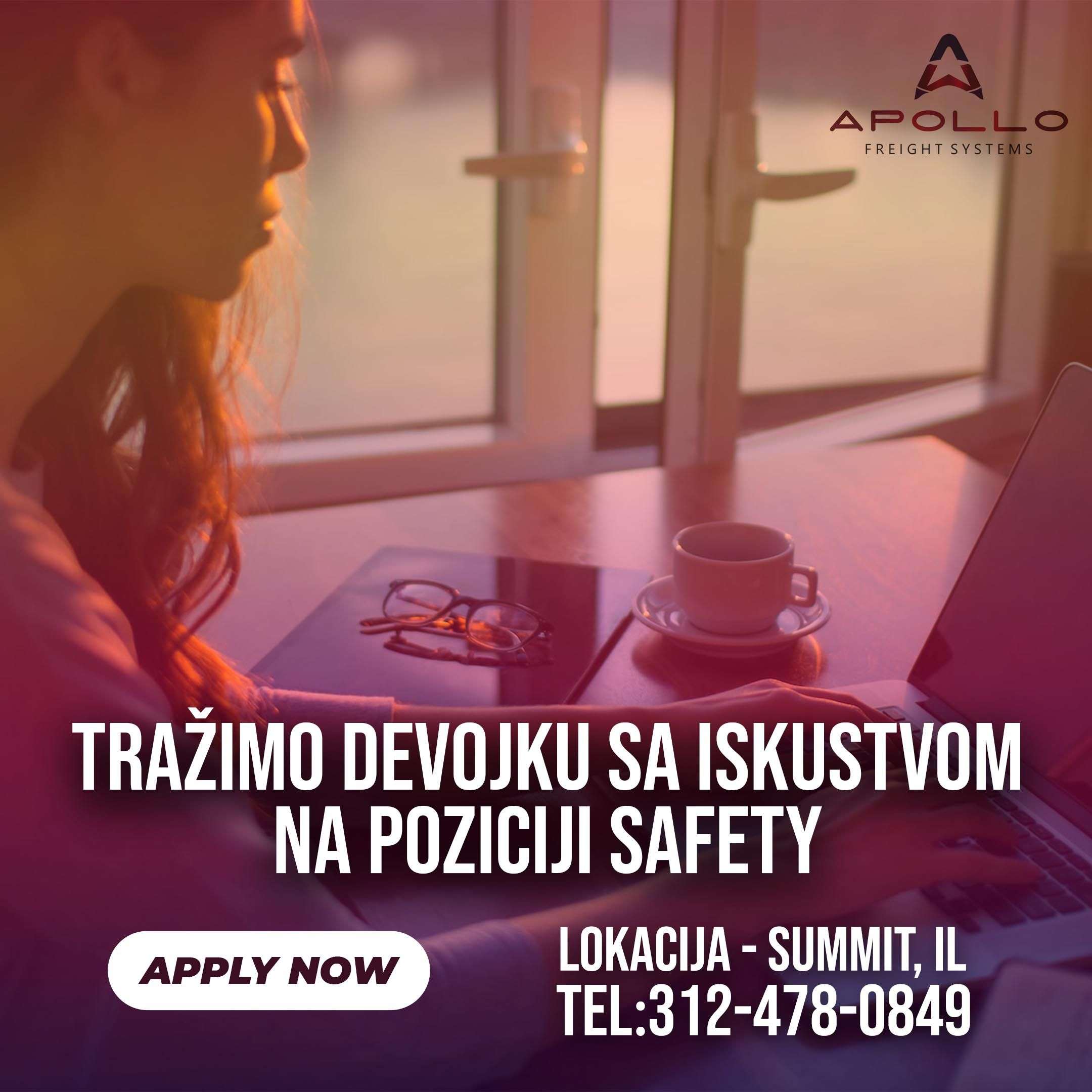 Trazimo devojku sa iskustvom na poziciji safety - Chicago Glasnik