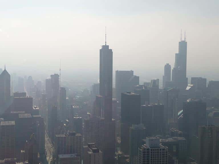 Čikago zauzima prvo mesto po najlošijem kvalitetu vazduha na svetu danas - Chicago Glasnik
