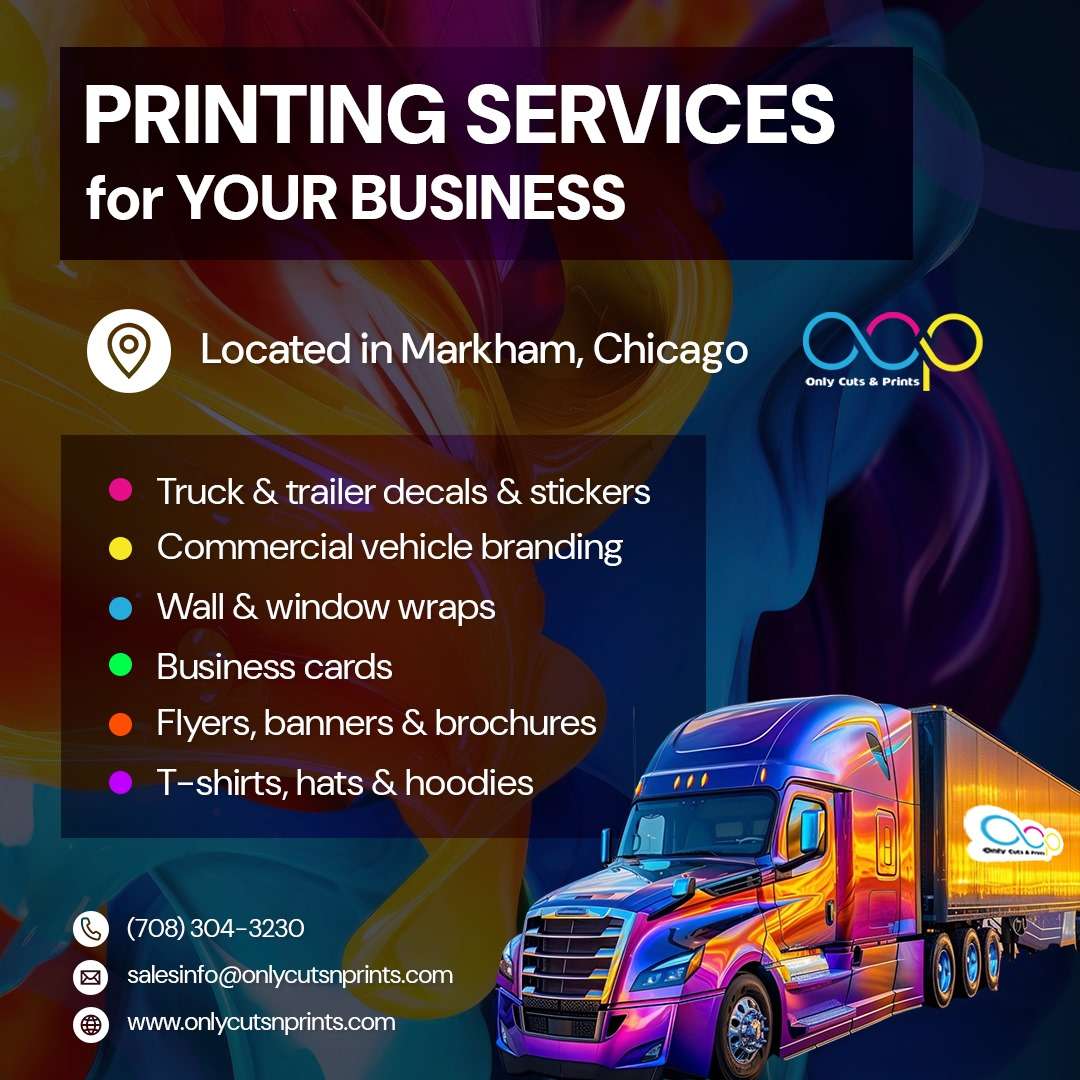 From Decals to Apparel: Only Cuts and Prints Delivers All Your Printing Needs - Chicago Glasnik