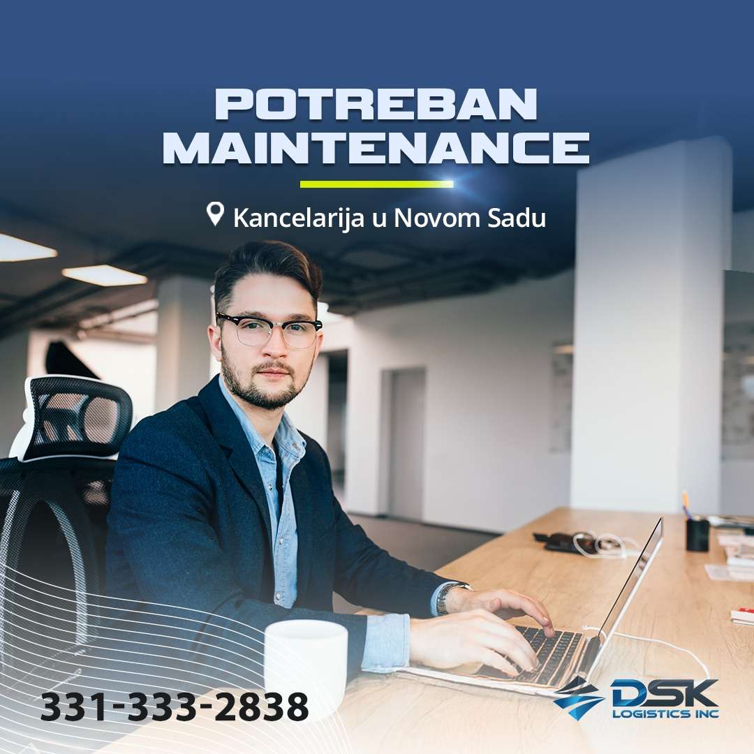 Trucking kompaniji DSK Logistics potreban radnik na poziciji Maintenance - Chicago Glasnik