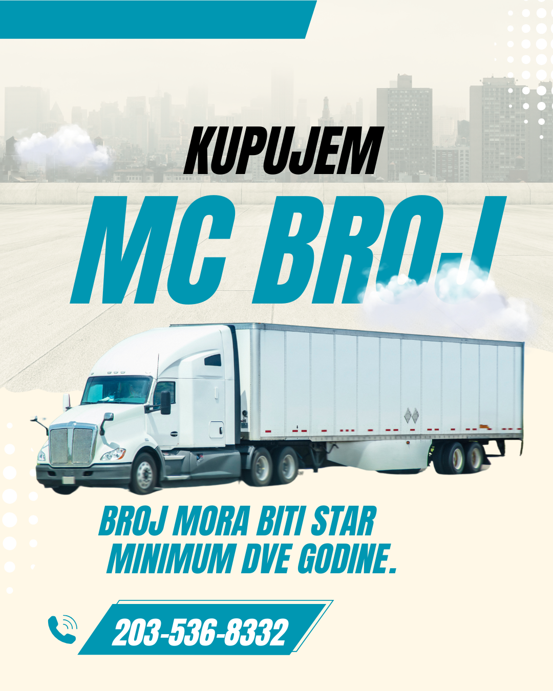 Kupujem MC broj star minumum 2 godine - Chicago Glasnik