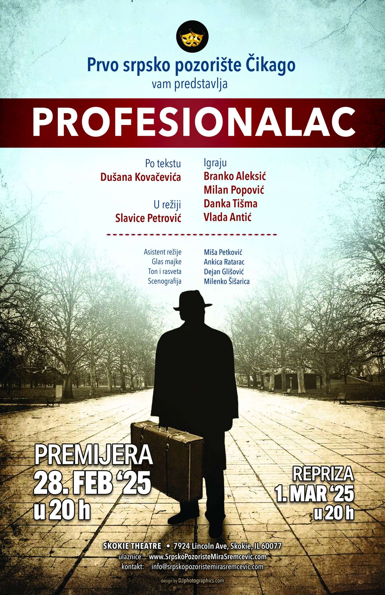 Premijera predstave Profesionalac u Čikagu - Chicago Glasnik