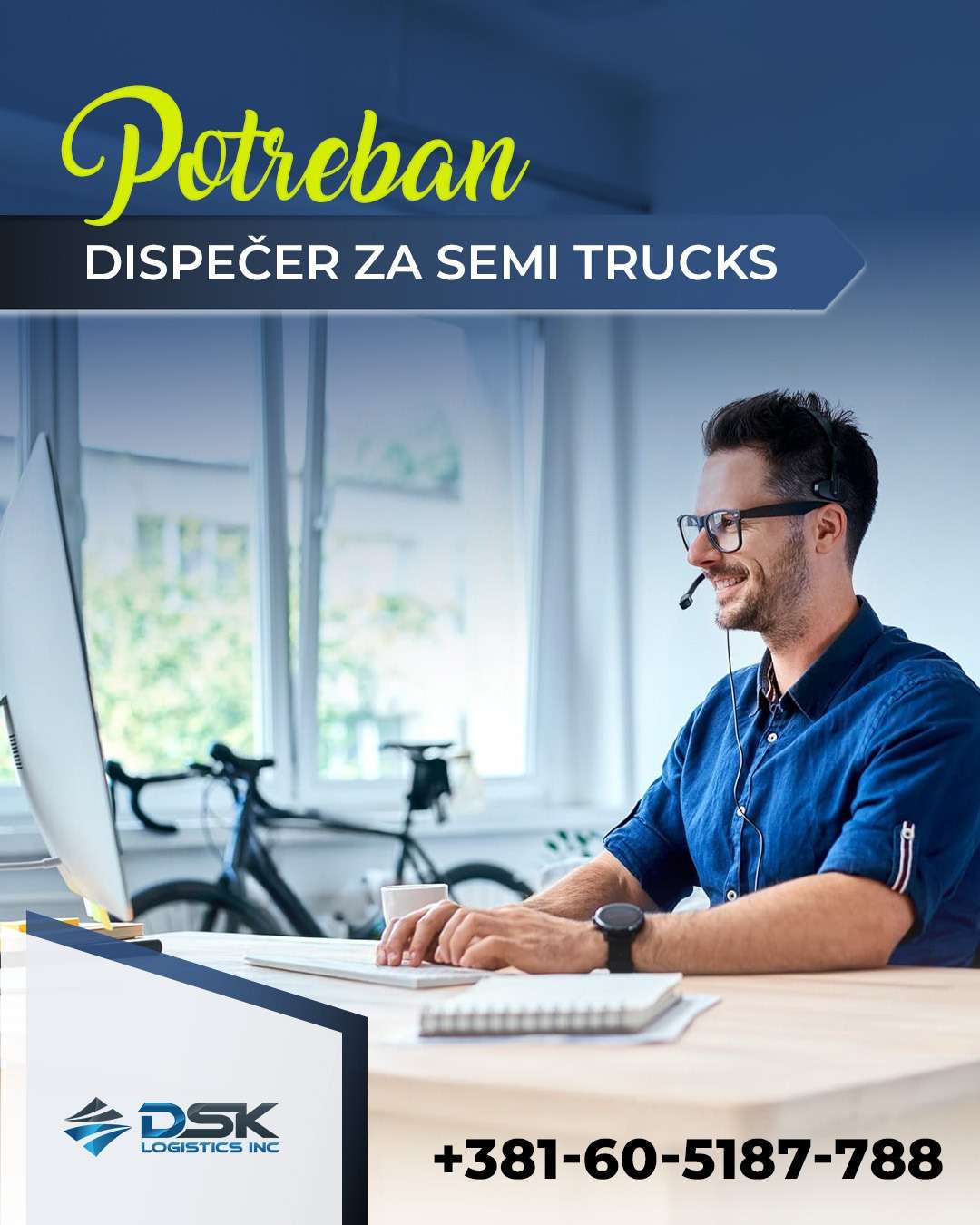 DSK Logistics zapošljava – Iskusni dispečeri za Dry Van potrebni - Chicago Glasnik