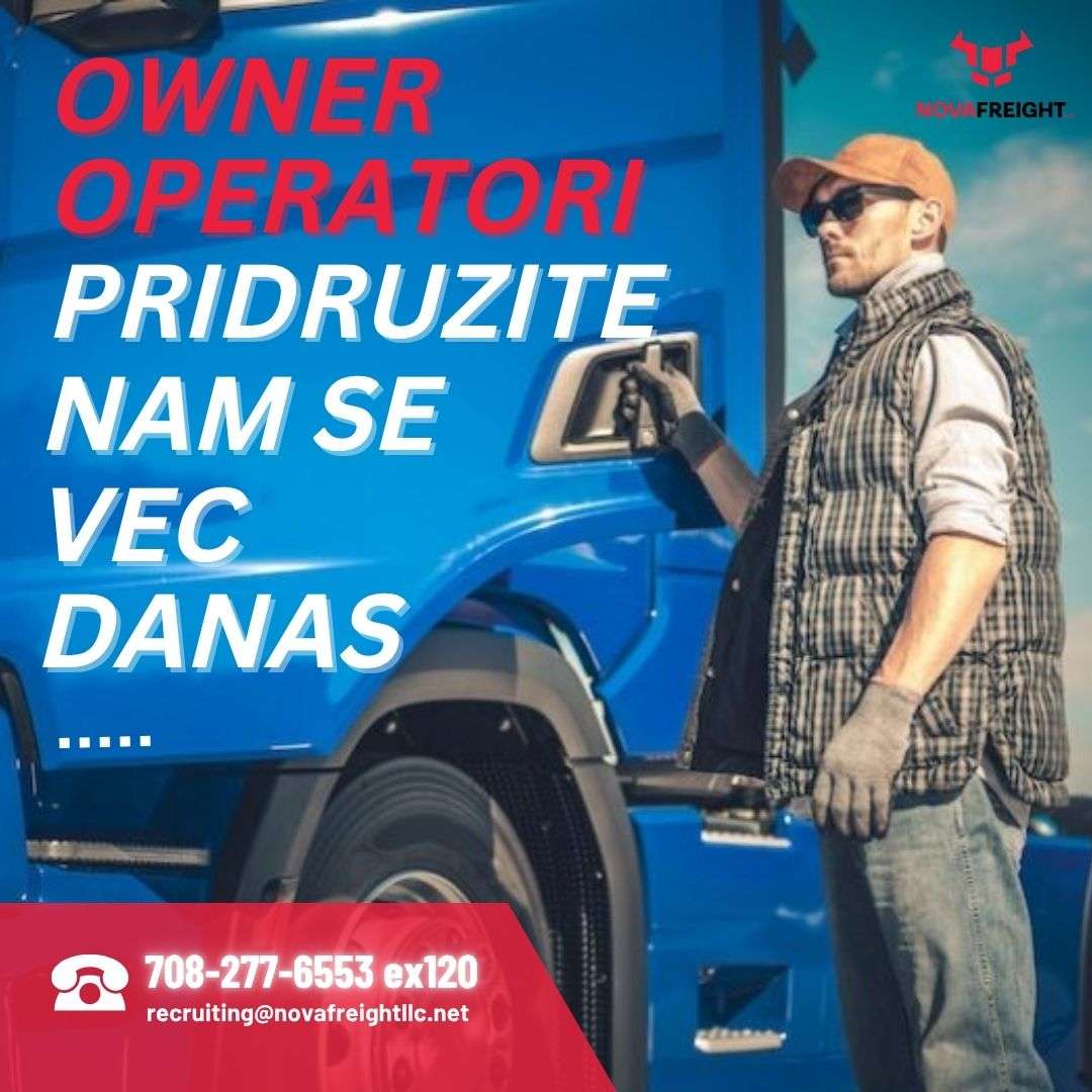 OWNER OPERATORI PRIDRUZITE NAM SE - Rastimo zajedno! - Chicago Glasnik