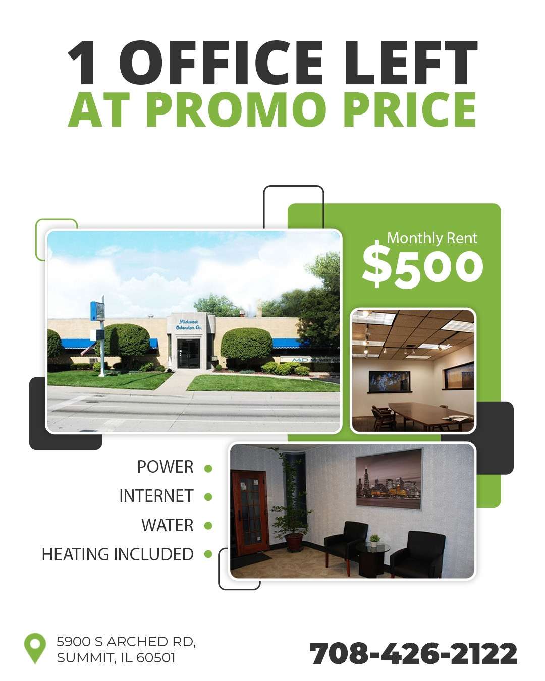 Only 1 Office Left in Summit, IL – Promo Price - Chicago Glasnik