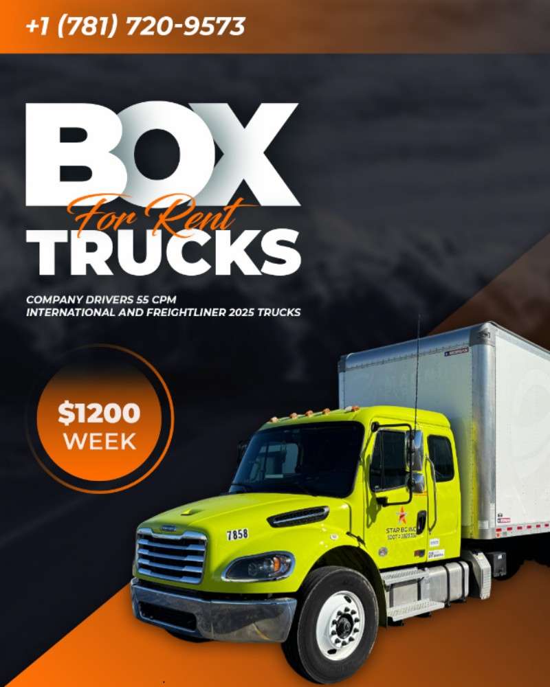 Box Trucks Available for Rent – Just $1,200/Week! - Chicago Glasnik