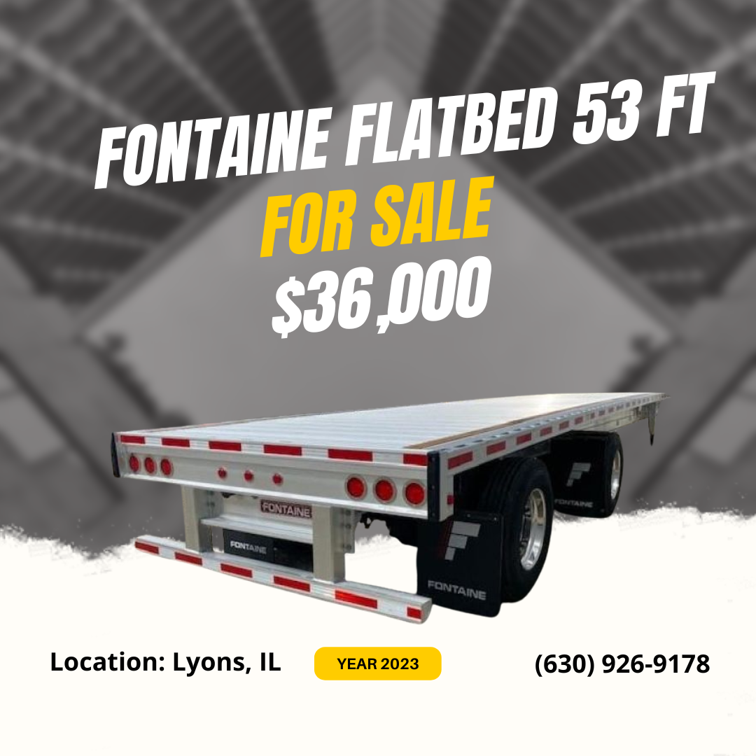 FOR SALE: 2023 Fontaine Flatbed 53ft COMBO - Chicago Glasnik