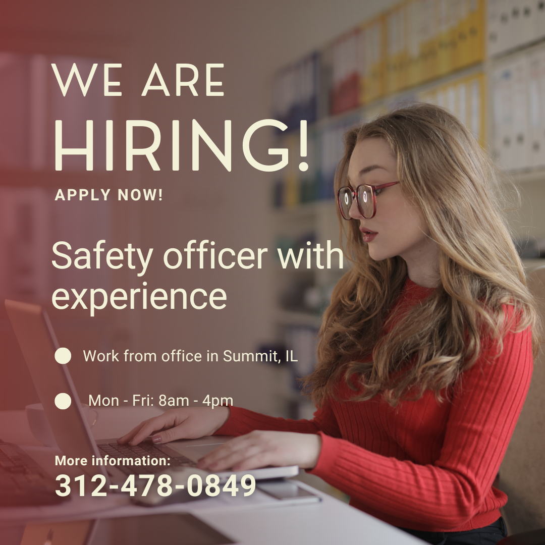 WE'RE HIRING - Experienced Safety Officer - Chicago Glasnik