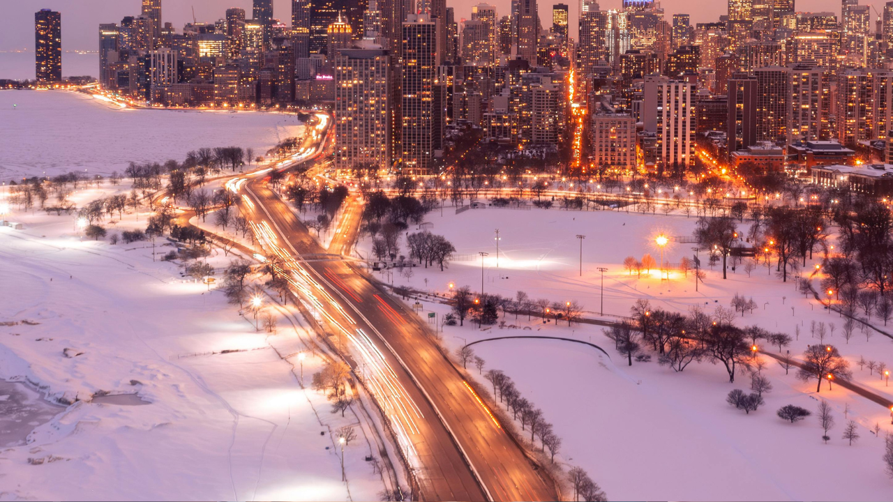 Hladni talas se nastavlja u Čikagu, snežne padavine i dalje ograničene