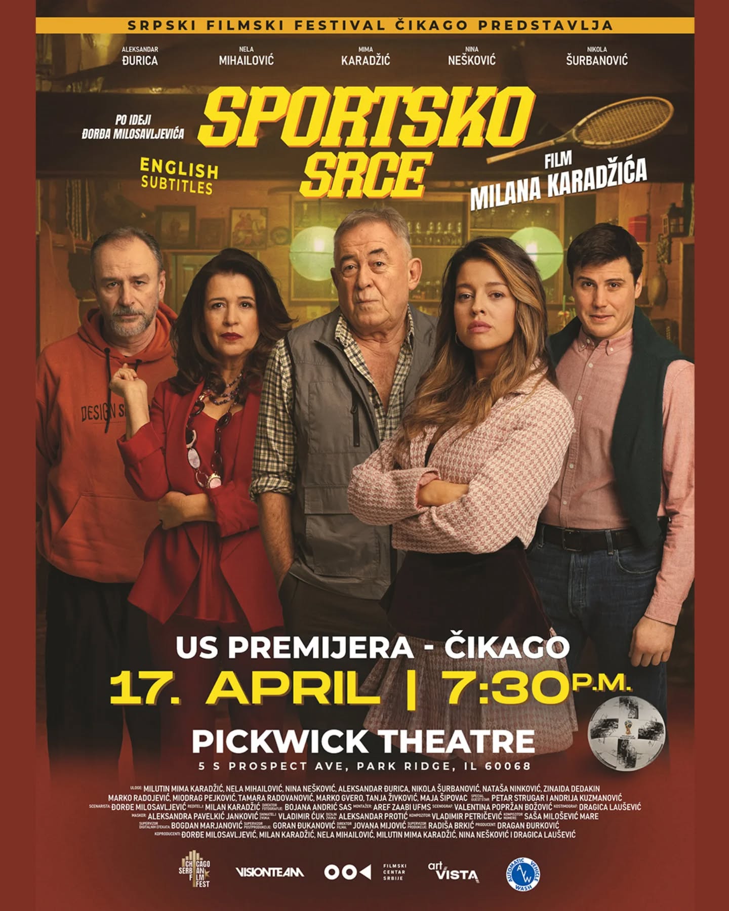 Film “Sportsko Srce” imaće svoju američku premijeru u Čikagu