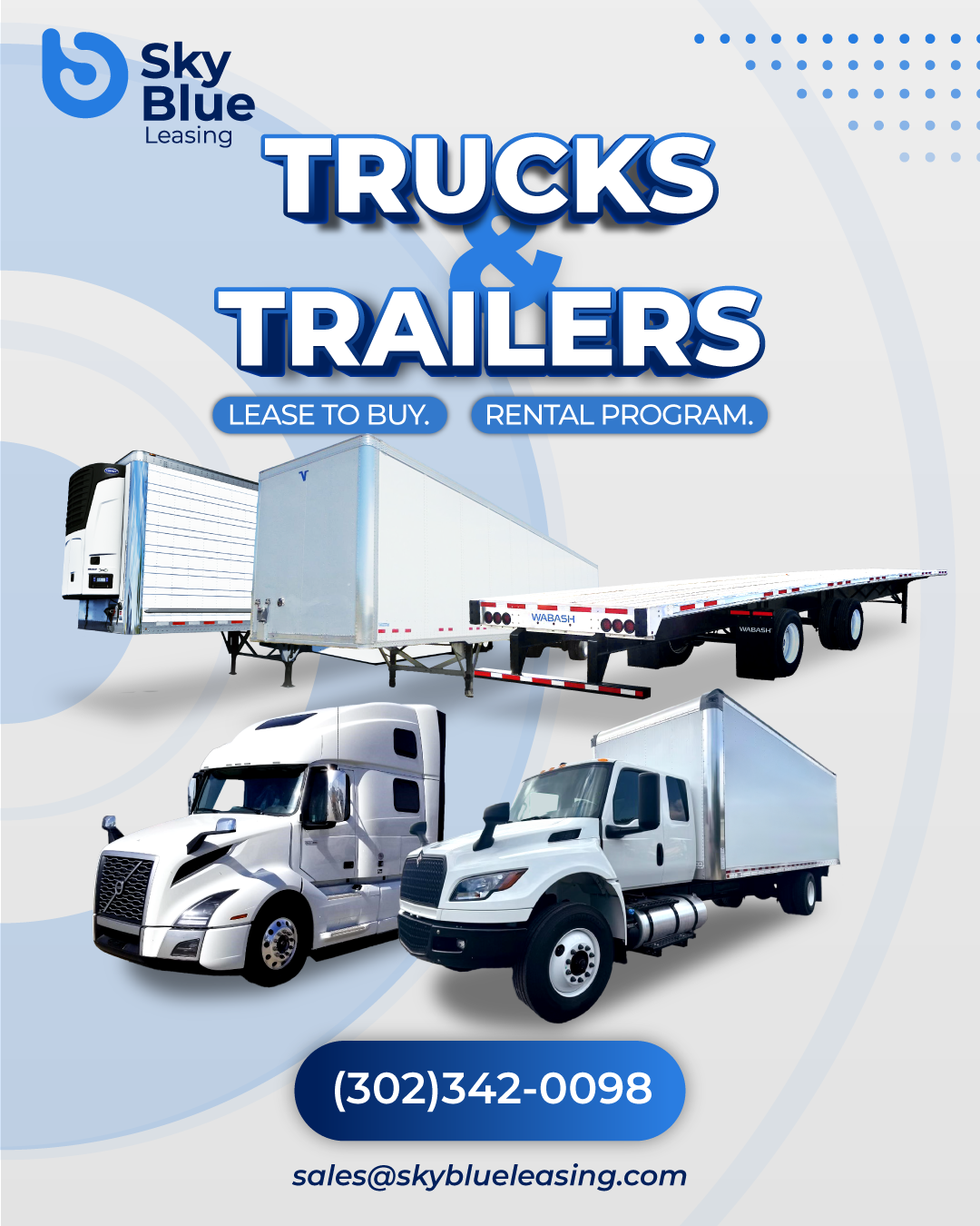 Sky Blue Leasing - Trucks & Trailers for Every Haul