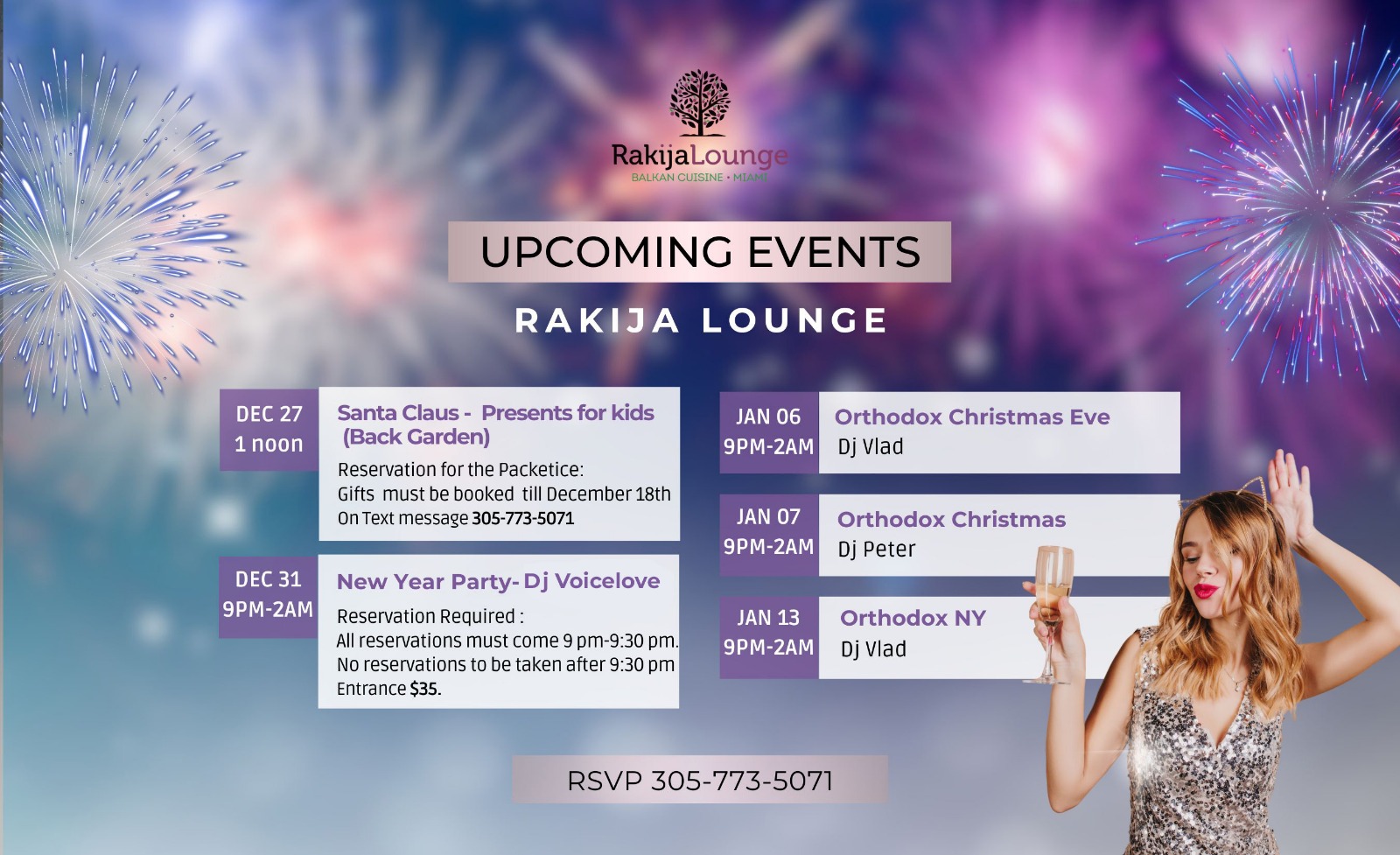 Dočekajte praznike u Majamiju uz najbolji provod u Rakija Lo