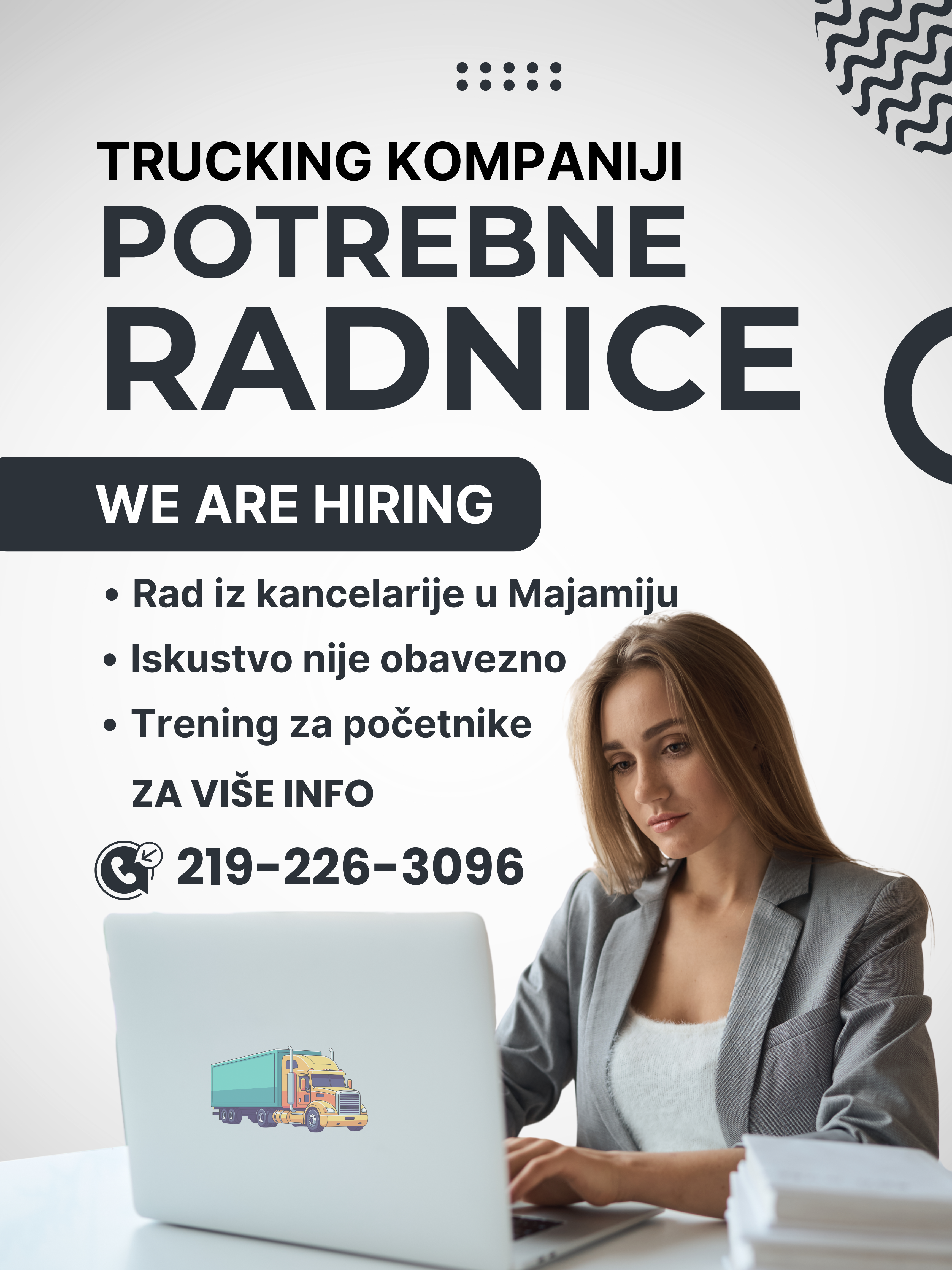 Trucking kompanija sa sedištem u Majamiju zapošljava radnice