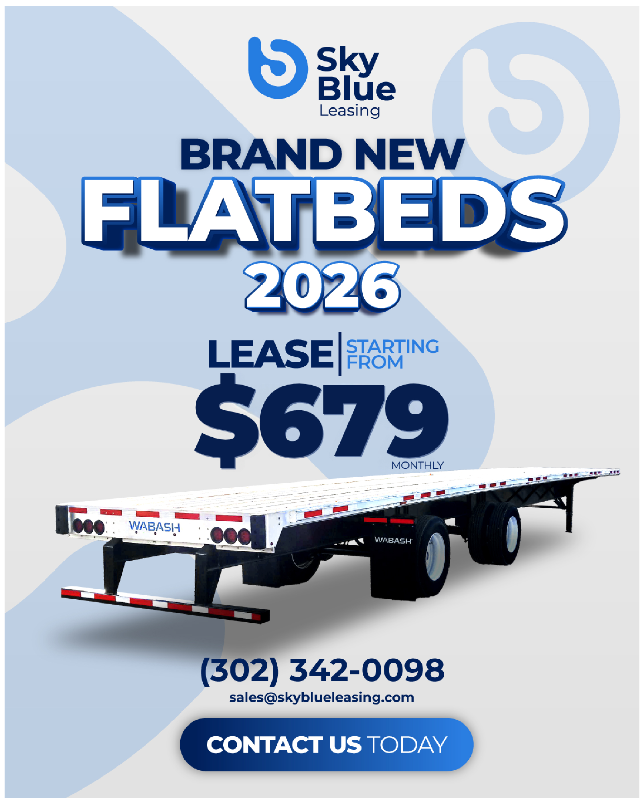 Brand New 2026 Flatbeds Starting at $679/Month