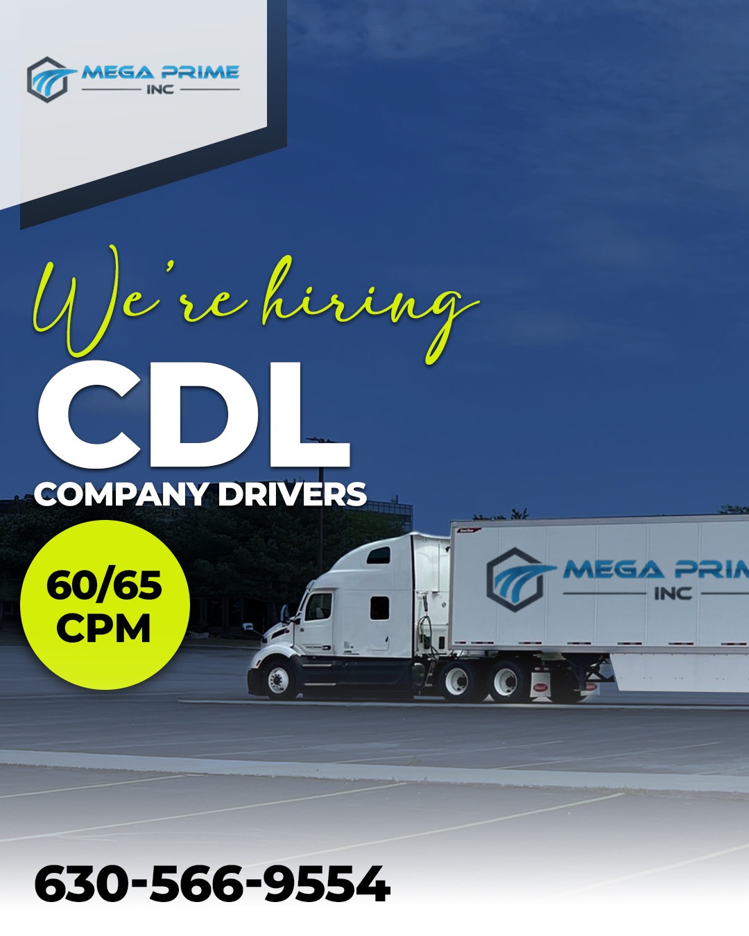 Drive With Confidence – Mega Prime Inc Wants You on the Team