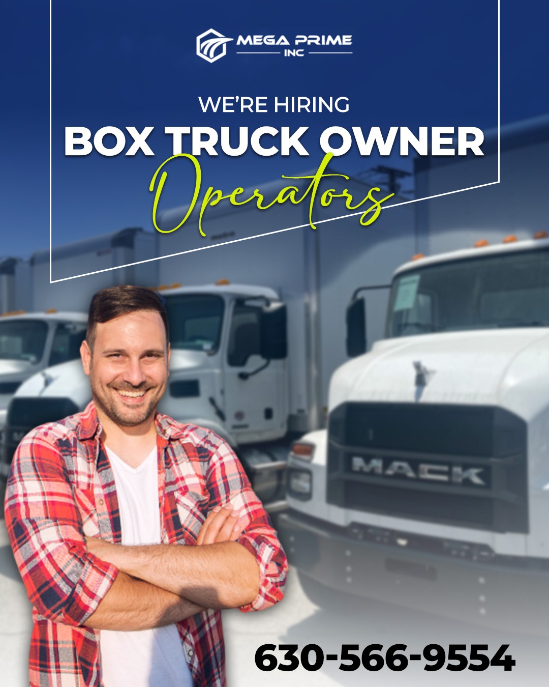 Now Hiring Box Truck Owner Operators – Join Mega Prime Inc