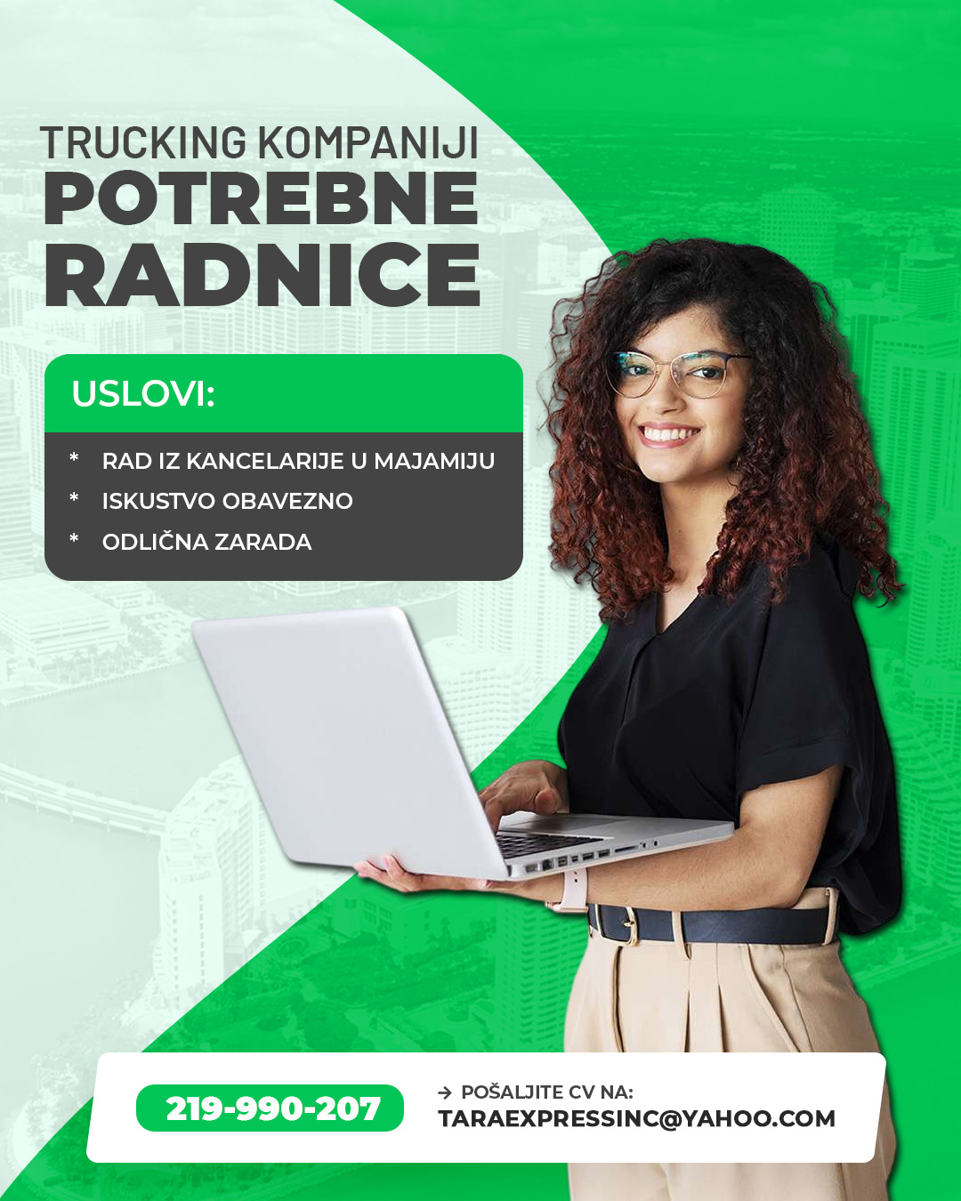 Kancelarijski posao u Majamiju – prijavi se odmah