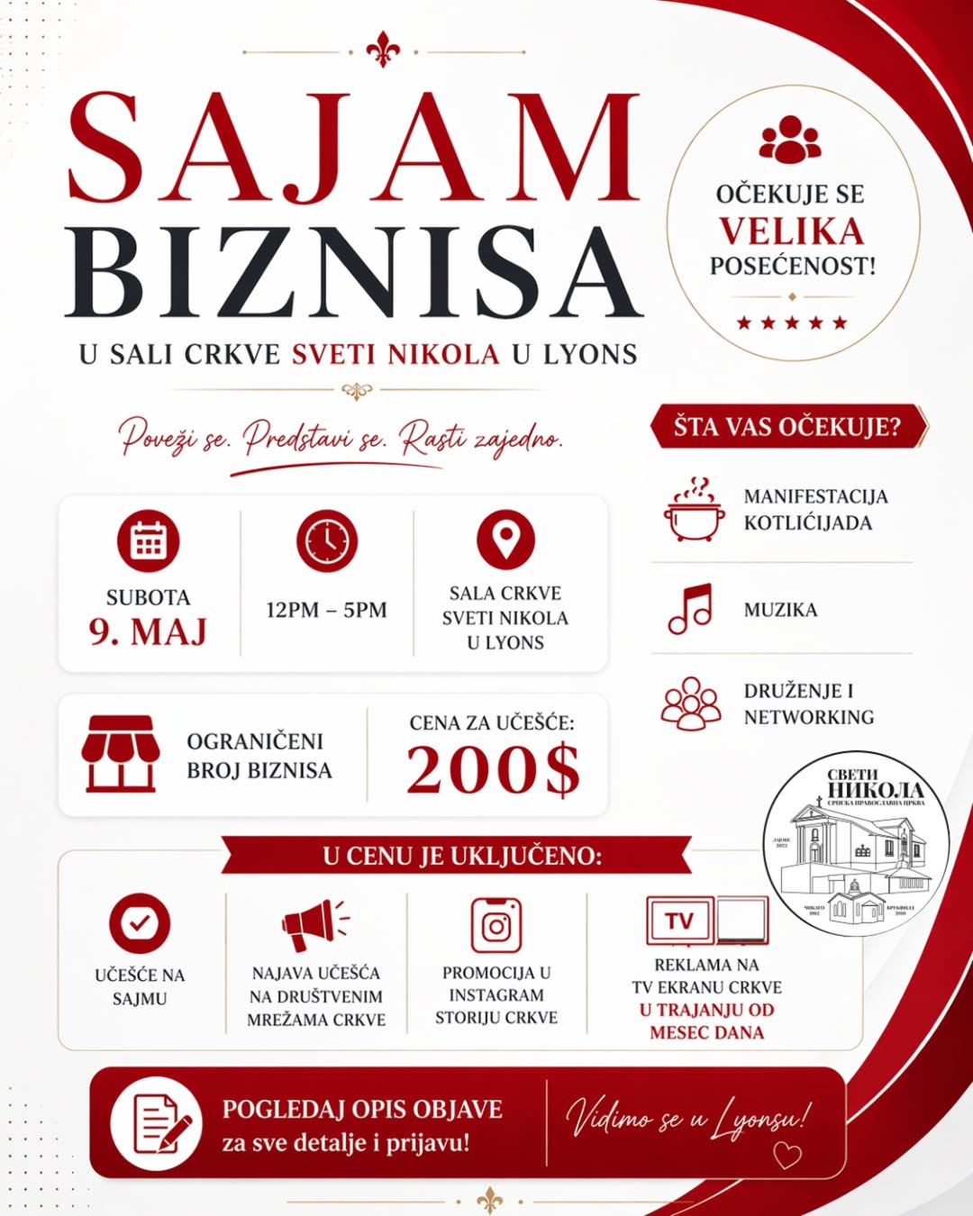 Predstavi svoj biznis i poveži se sa zajednicom u Lyonsu