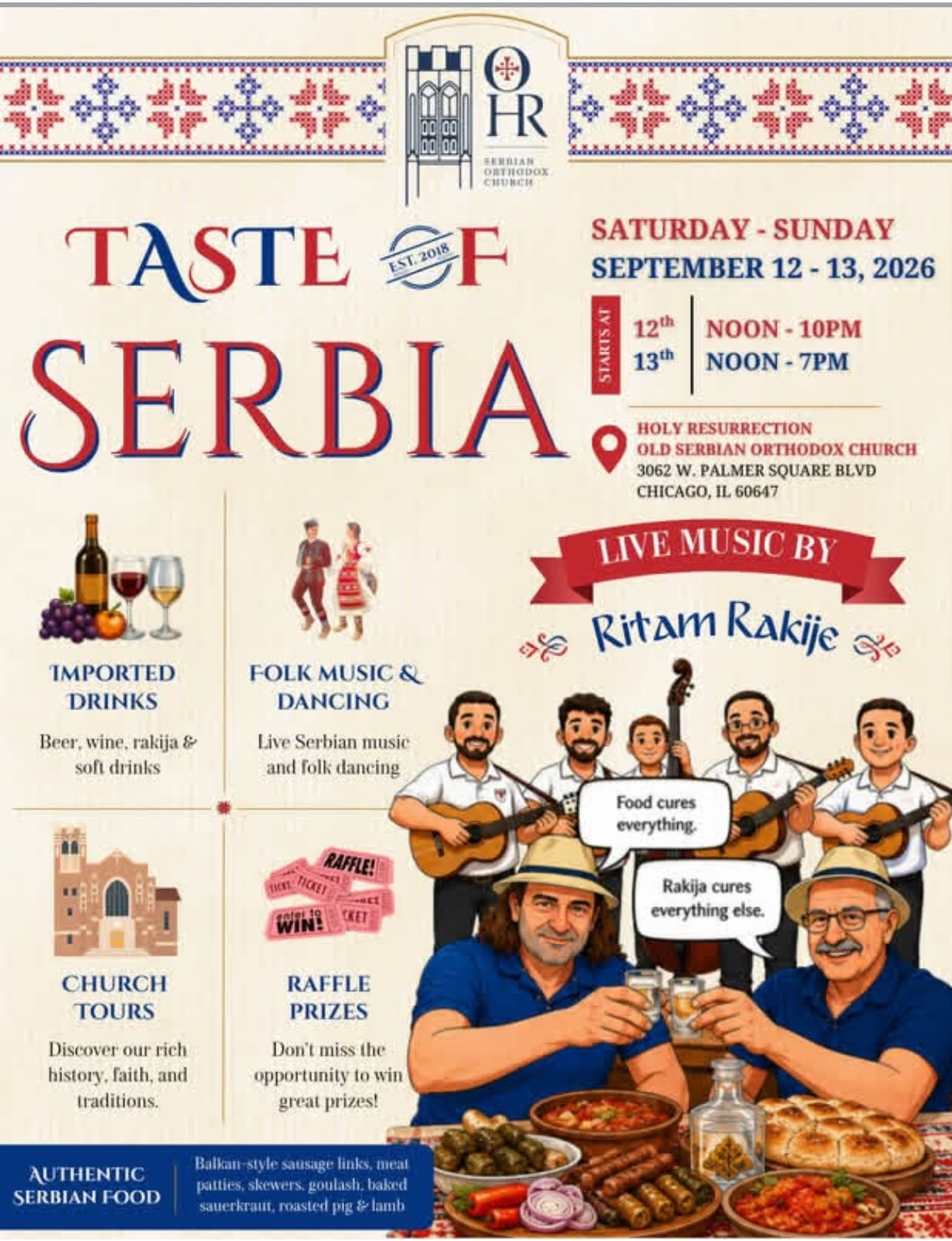 Taste of Serbia u Čikagu: Vikend srpske hrane, muzike i trad