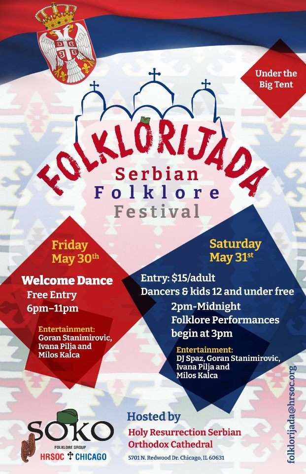 Folklorijada 2025 u Čikagu: Festival koji okuplja srpski folklor iz Amerike i Kanade