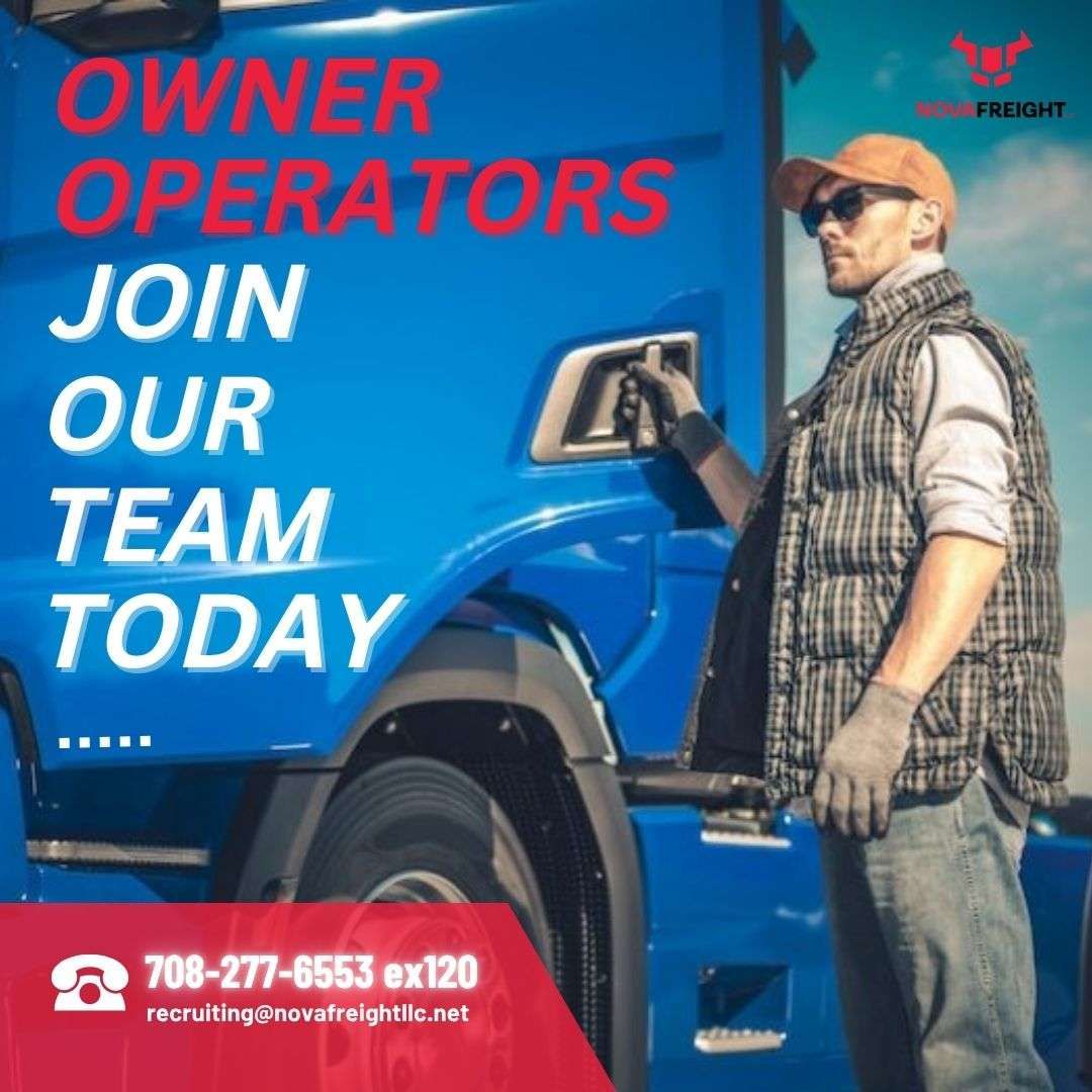 Owner Operators join us on the road to success!