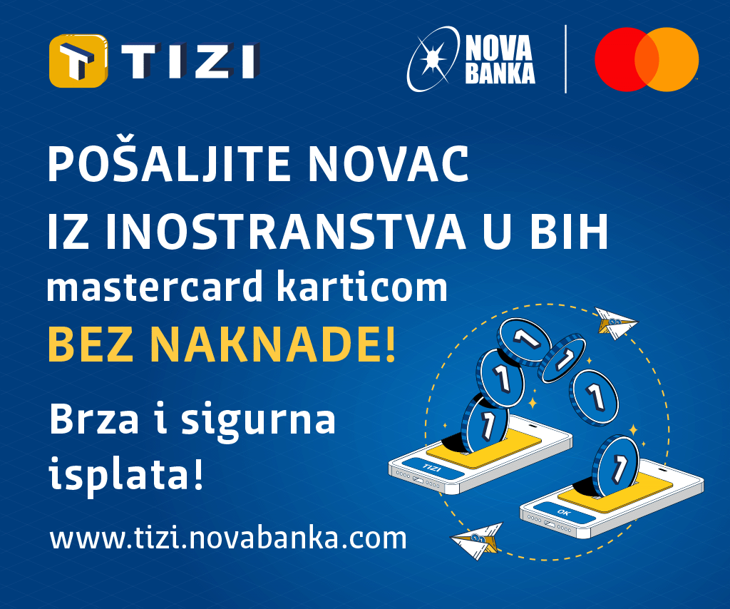 Slanje novca iz Amerike u Bosnu i Hercegovinu – Prvo slanje bez provizije!