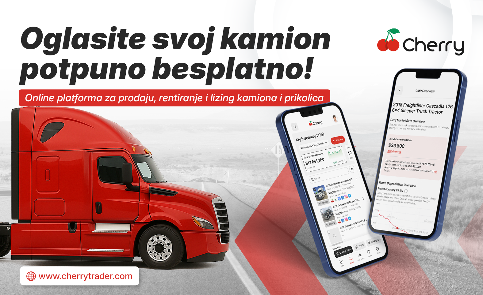 Cherry Trader menja pravila igre: Oglasite svoj kamion potpuno besplatno