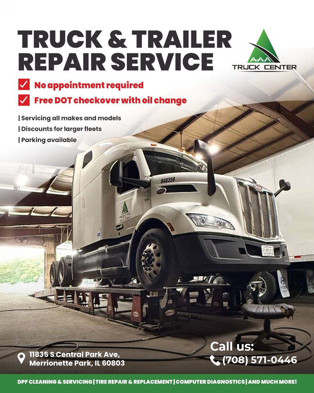 Complete Truck & Trailer Service in Merrionette Park, IL